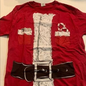 Festive Christmas Red Santa Claus T-Shirt